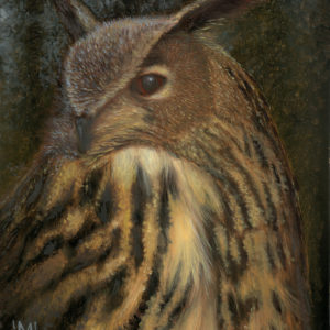 Oreaid with the Moon in Her Eye (Giclée Canvas Print)